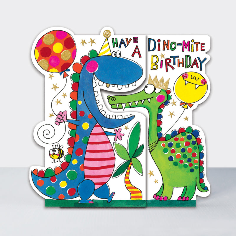 Čestitka - Dino-Mite birthday / Dinosaurus
