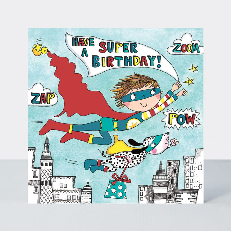 Čestitka puzzla - Birthday super boy