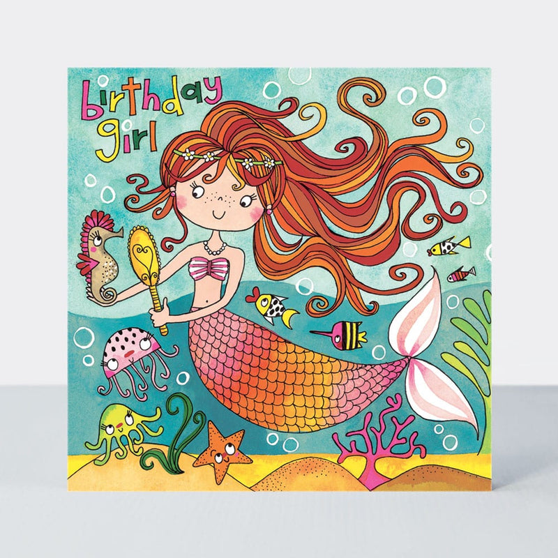 Čestitka puzzla - Birthday mermaid