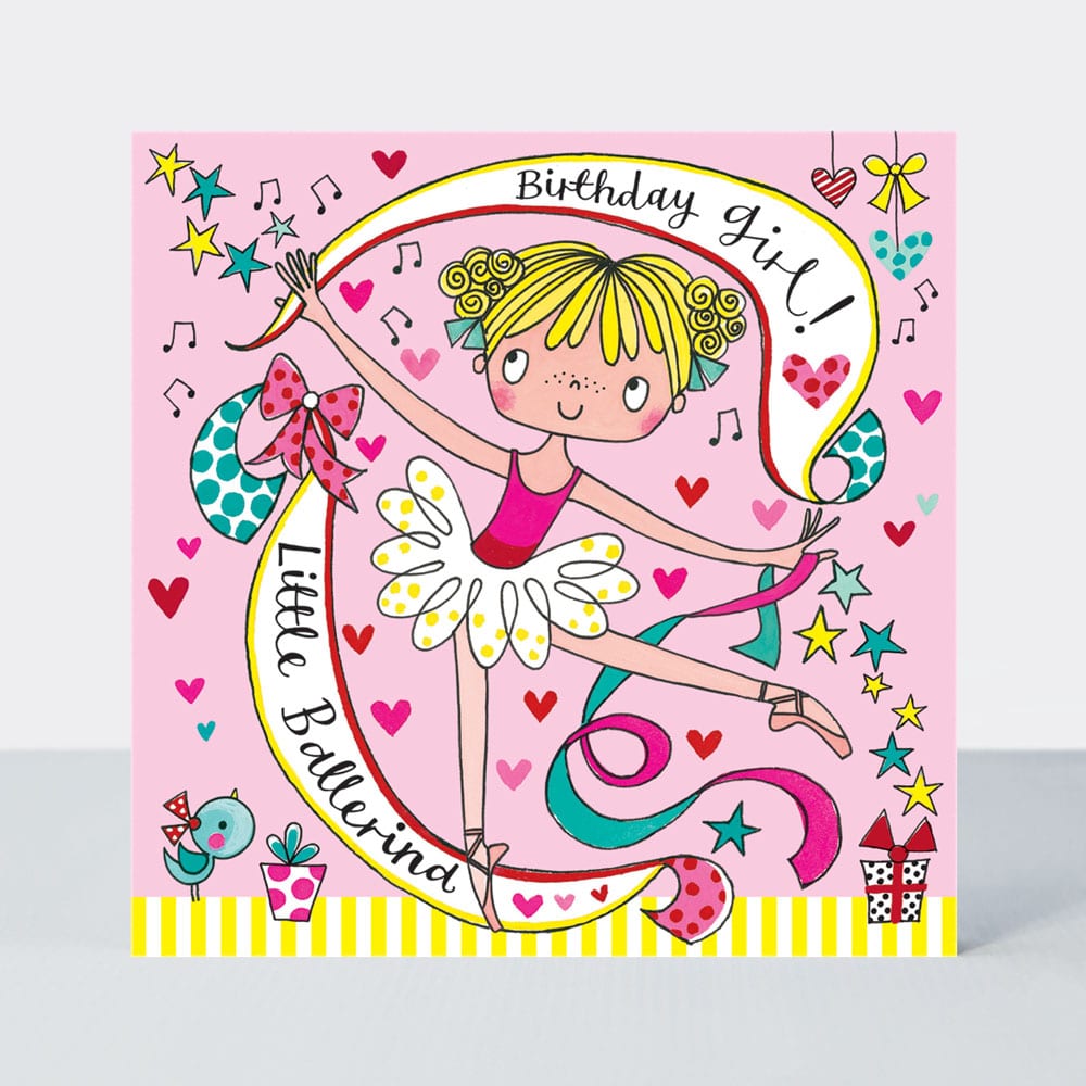 Čestitka puzzla - Birthday Girl Ballerina