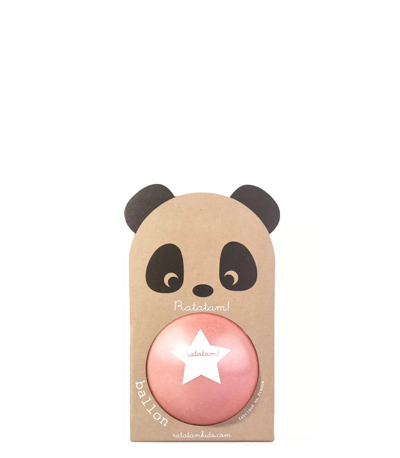 Lopta - roze panda 12 cm
