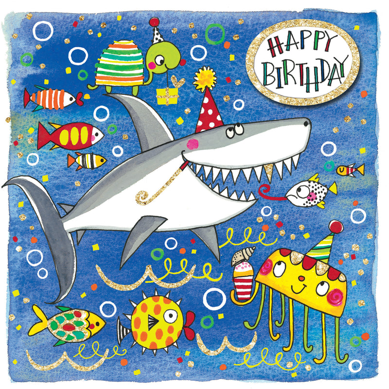Čestitka - Happy birthday Shark