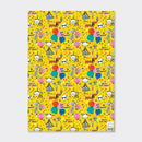 Ukrasni papir - Happy Birthday kuce i mace