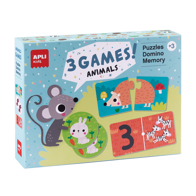 Puzzle, domine i memorije - životinje