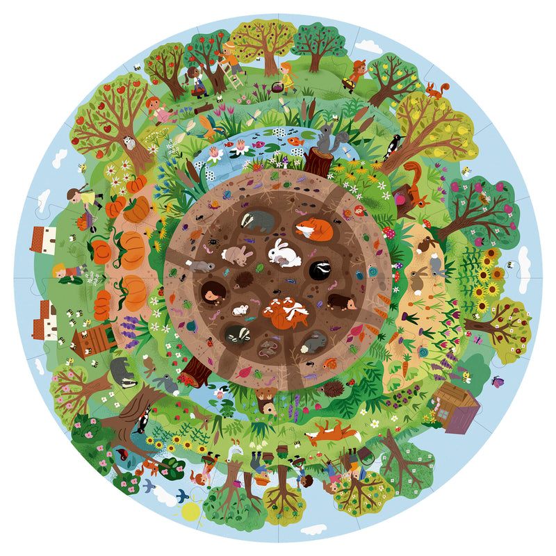 Kružne puzzle - biosfera