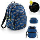 Školski ranac sa 3 pregrade 27l- Wild dino