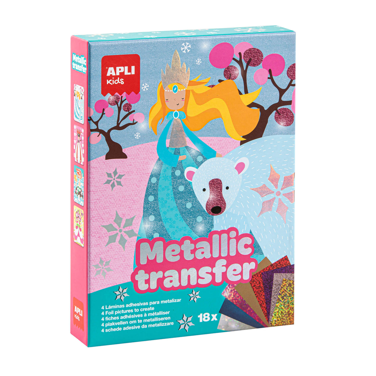 Mozaik od metalik papira - Princeze